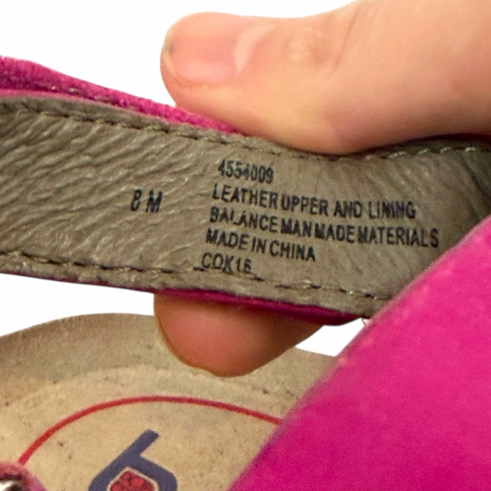Bionica Women's Pink Sandals Size 8 - Picture 4 of 8